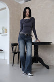 Sain Drape Shirring Tee