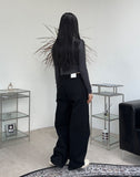 Blin Incision Wide Cotton Pants