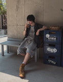 Flow Pigment Washing Short Sleeve Shirt