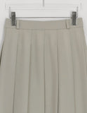 Bonfave Pleats Banding Midi Skirt