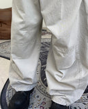 Lupen pintuck wide cotton pants