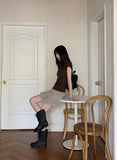 Ser V-neck Slim Ribbed Short Sleeve T-shirt