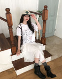 Code Vintage Lettering Short Sleeve