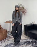 Cardin Leopard Cross Denim Pants