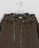 [unisex] Filta Washing Cotton Hood Zip-Up Jacket