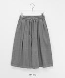 [unisex] Gecom Pigment Banding Bermuda Pants