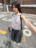 RUSTLE PLEATS SK/WIDE PT