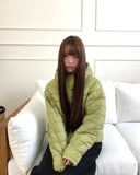 Chad Two-Way String Hood Warmer Overfit Lightweight Padding Jumper