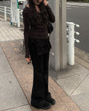 Modu Frill Layered Wrap Skirt