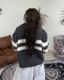 Sandy High Neck Cardigan