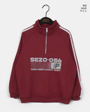 [Brushed Lining] Tivan Y2K Track Overfit Semi-Zip Up Sweatshirt