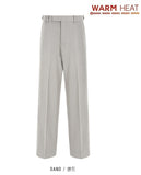 Dion brushed semi-wide slacks