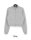 Tupel Rivet Crop Zip-Up