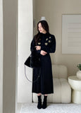 Roca Suede Pleated Banding Skirt