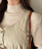 Serge Quilted Bustier Padded One Piece (Belt Set)