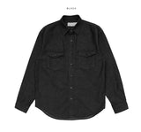 Western two-pocket denim shirt