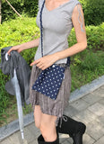 LINEN STRIPE SHORTS
