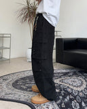 Khans Eyelet Cotton Cargo Pants
