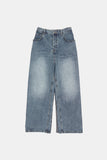 Asura cutting denim pants
