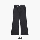 Knob Stitch Bootcut Raw Denim