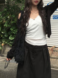 Tansy Summer Round Neck Long Sleeve Cardigan