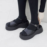 Simo Open Toe Platform Sole Sandals