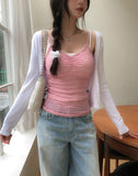 Soda Slim Open Cardigan