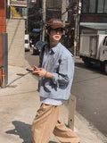 Sepia Minimal Crop Shirt