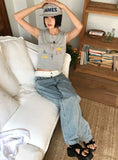 WAIST OVERLAY DENIM