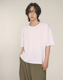 [MADE] Silket U-neck shorts-sleeve T