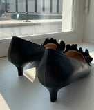 Celina Frill Middle Heel Shoes