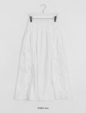 Kue banding frill long skirt
