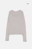 Cape slim hand warmer T-shirt