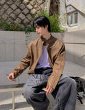 Bolt Vintage Trackline Leather Jacket