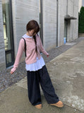 Kand Round Button Knit Cardigan