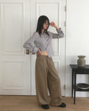 Tileen wide cotton pants