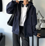 Two-way base hood zip-up