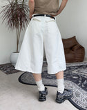 Reuben Curve Stitch Bermuda Pants