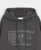 [unisex] Senga printing over hoodie