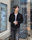 Io Velvet Denim Jacket