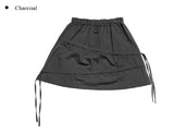 Nico Nylon Shirring Mini Skirt