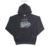 Brooklyn Over Fit Hood T-Shirt Charcoal