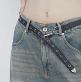 Trea eyelet keyring belt