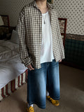 Summer Seersucker Check Shirt