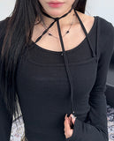 Dean Strap Layered T-Shirt