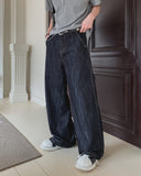 Suji Pin Semi-Flare Denim Pants