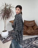 Miru Overfit Check Shirt
