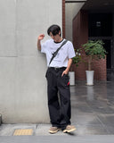 Malik wide cotton pants