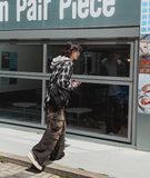 Vintage dekki washed cargo denim pants