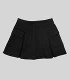Hidden Cotton Pleats Skirt